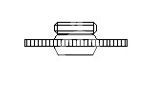 Adapter for Precitec KTB2 Heads to M8 thread, used for ECE nozzles